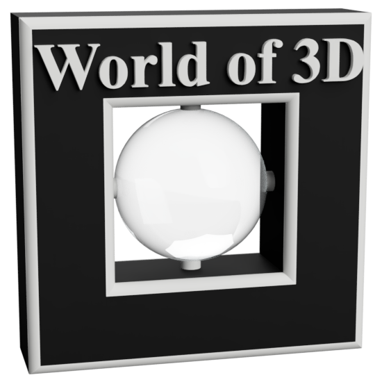 World of 3D logo